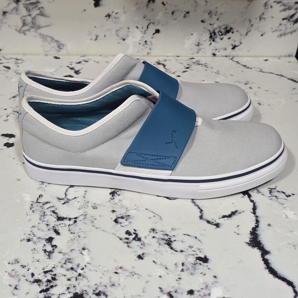 Puma Gray and Blue Sneakers for Everyday Comfort